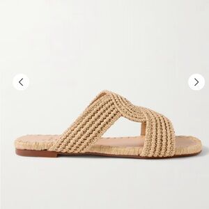 Castaner Prado Raffia Slides Woven Sandals